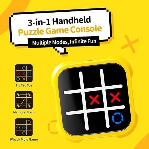 Electronic Tic Tac Toe Handheld Game
