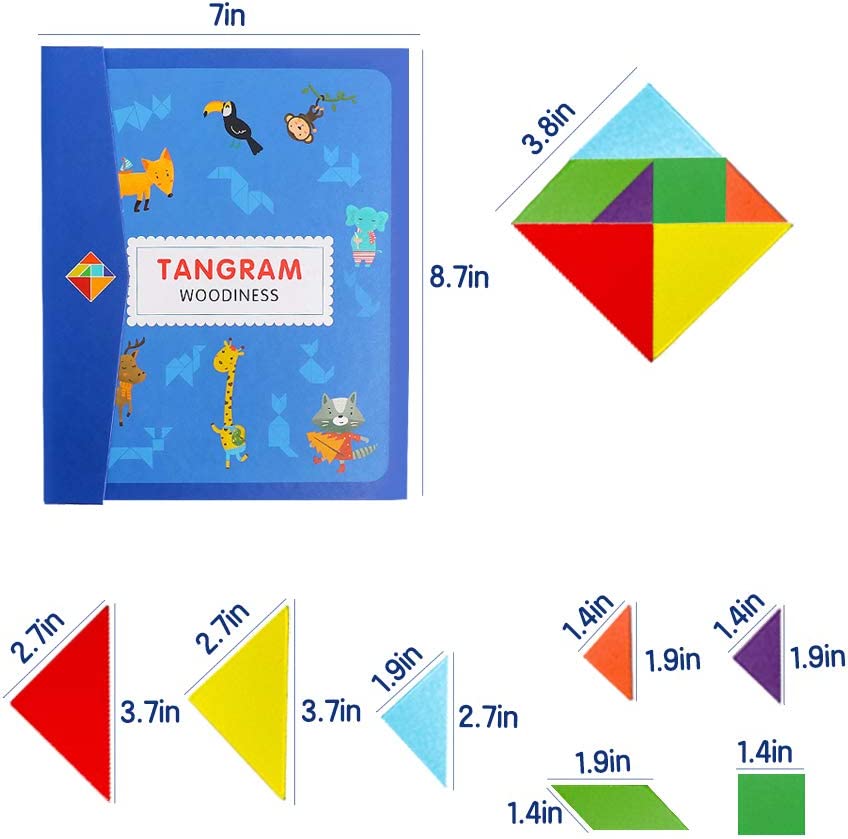 Tangram Magnetic Puzzle