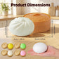 Mystery color Steamed Bun Squishy Toy