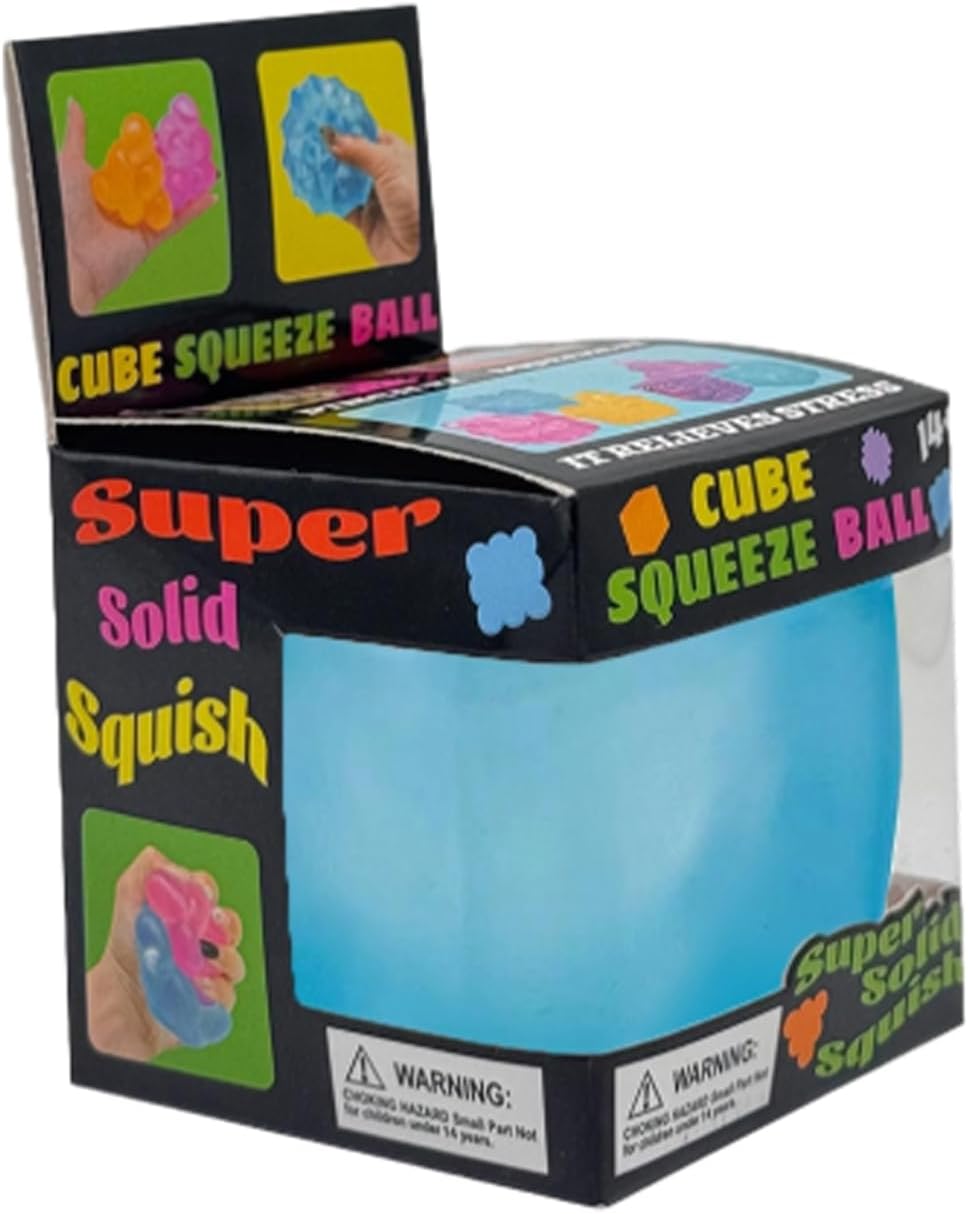 Cute Cube Squishy Toy – Slow Rise Stress Relief Squeeze Toy