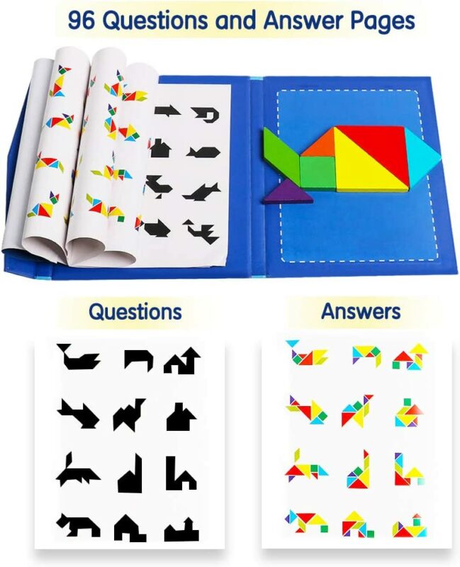 Tangram Magnetic Puzzle