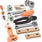 LittleCraft  Tool Set 144 pcs| Kids Construction Tool Bench with Electric Drill & Pretend Play Accessories