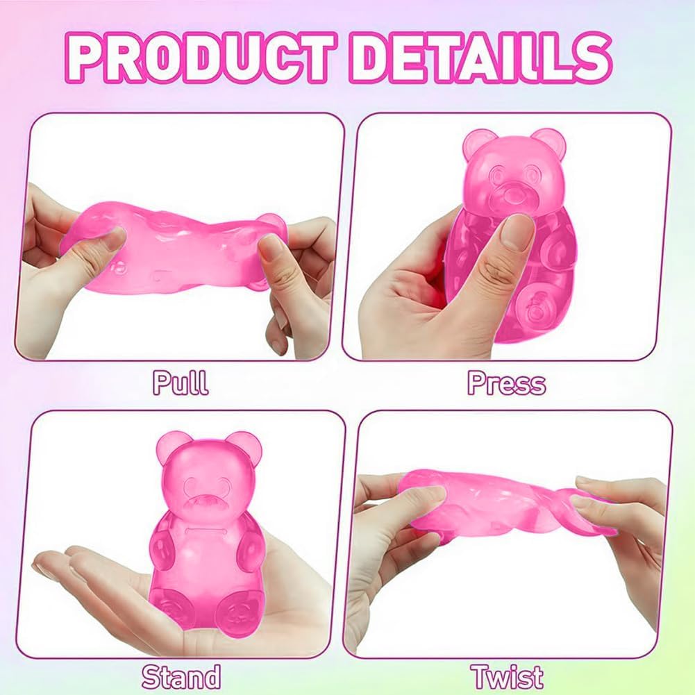 Gummy Bear Squishy Toy – Stress Relief Squeeze Toy
