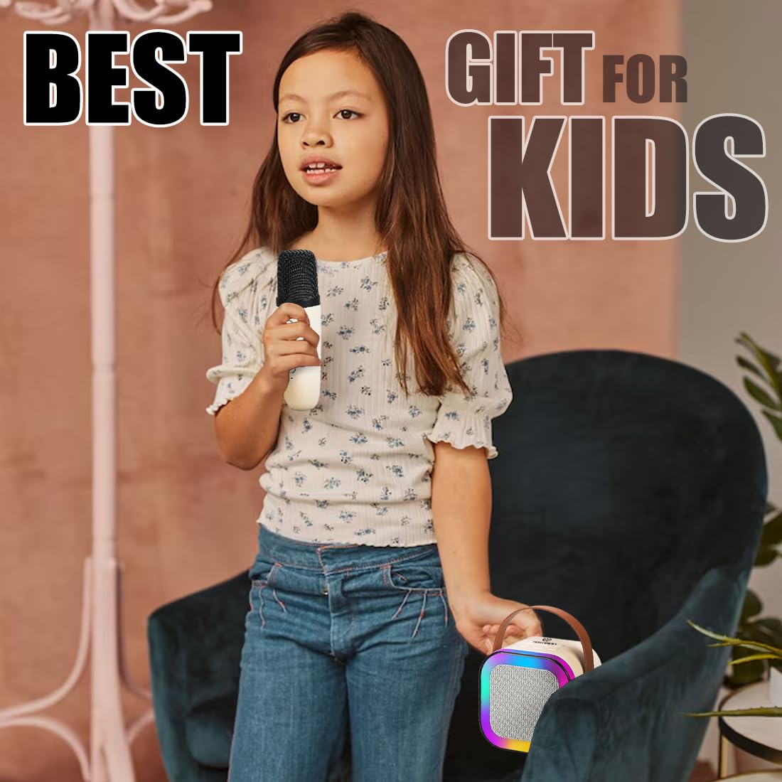 Wireless Bluetooth Karaoke Microphone – Portable Singing Fun