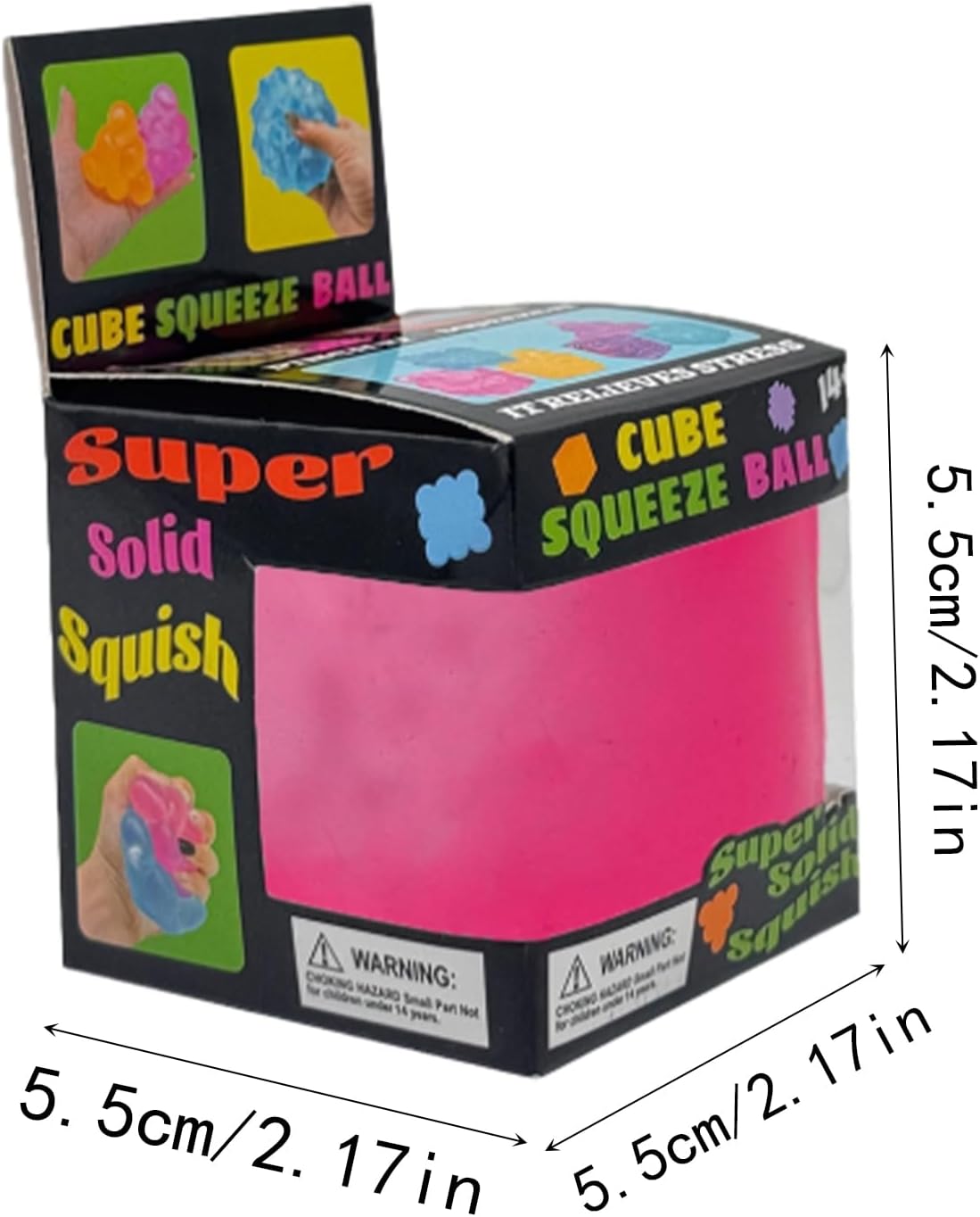 Set of 6 Mystery color  Squishy Toys