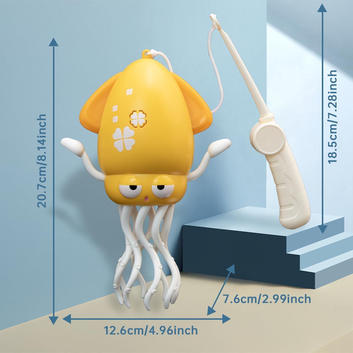 Interactive Crawling Octopus Toy | Musical Rechargeable Baby Toy with Lights & Obstacle Avoidance