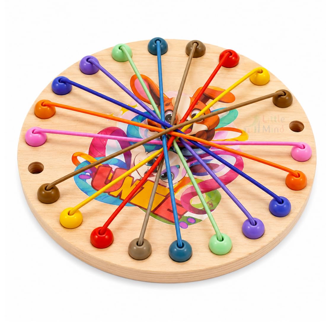 wooden Twisted Rope Puzzle Game | Fun Brain Teaser & Logic Challenge for Kids & Adults
