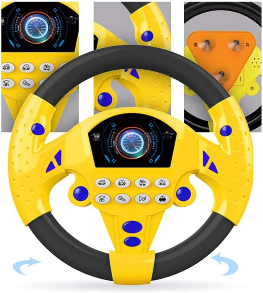 Kids Interactive Steering Wheel Toy