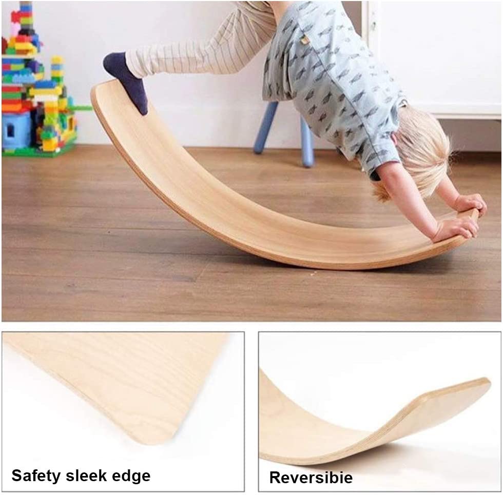 Curved Wooden Balance Board