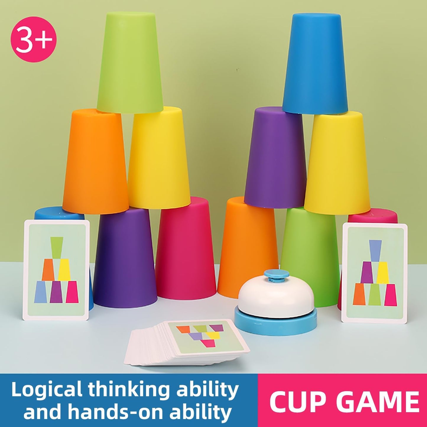 Stacking Cups Battle Game