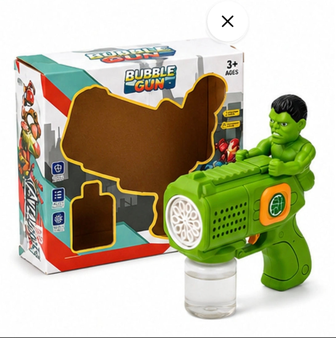 Avengers Bubble Gun Series – Spider-Man & Hulk Edition
