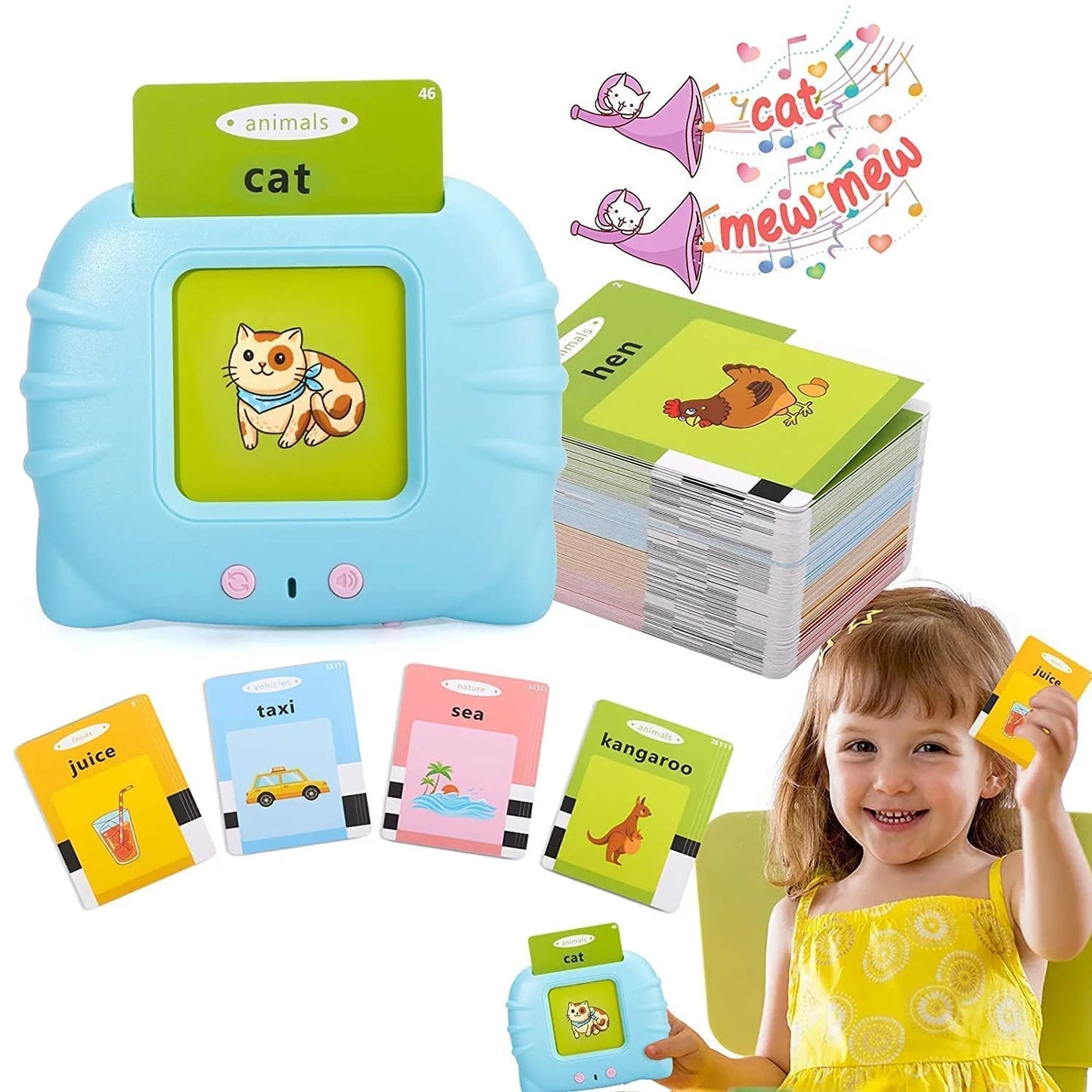 Talking Flash Cards – Rechargeable Learning Toy