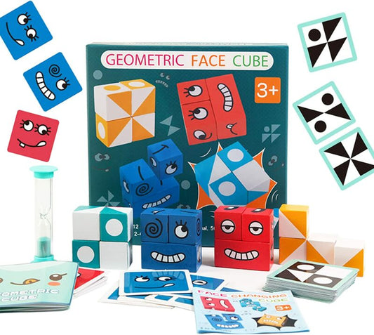 Cubes of faces and shapes