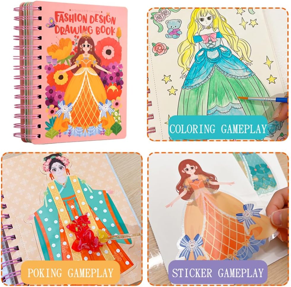 Creative 3-in-1 toy for developing girls' manual skills