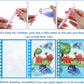 set of 6 Magic Water Coloring Book – Reusable Drawing Book for Kids