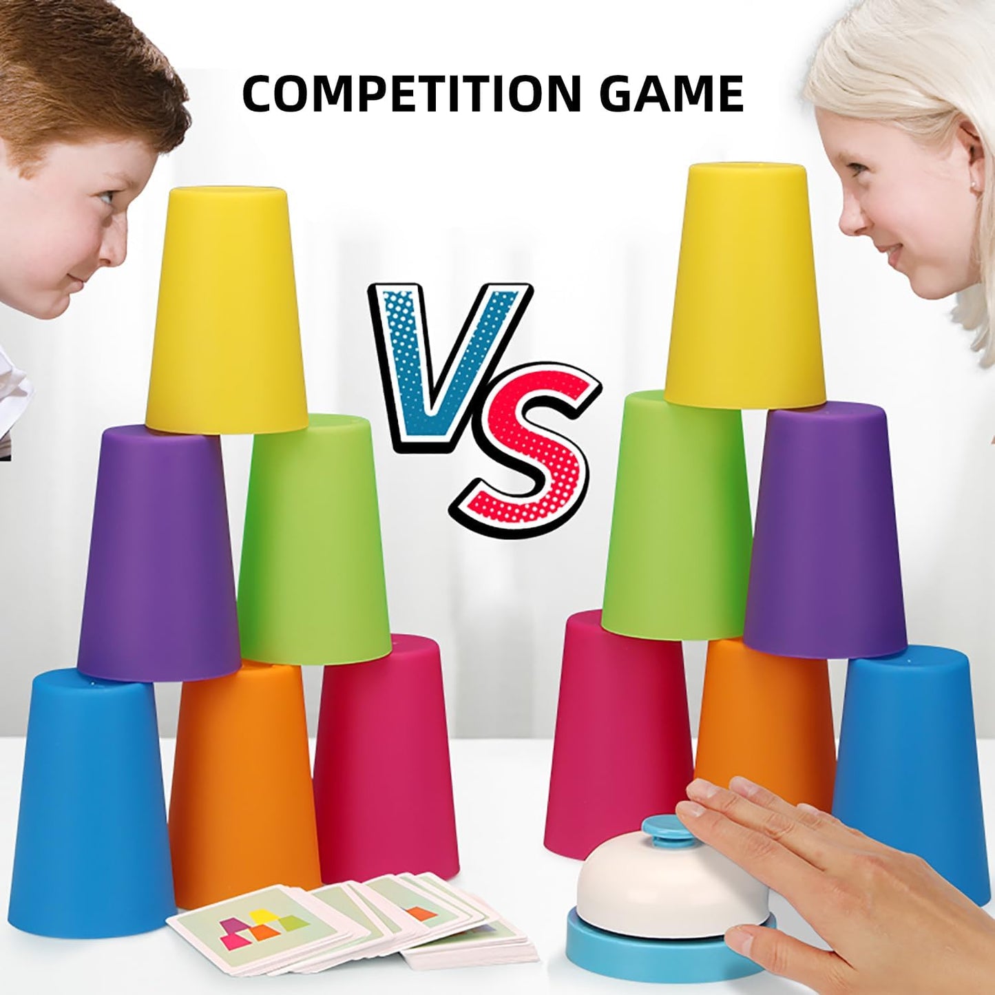 Stacking Cups Battle Game