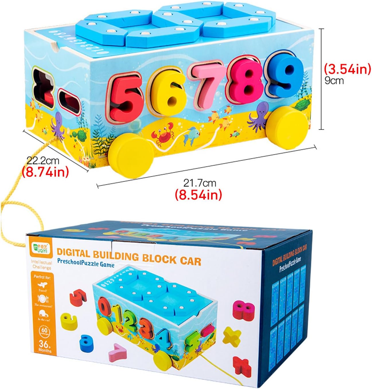 Digital building block car
