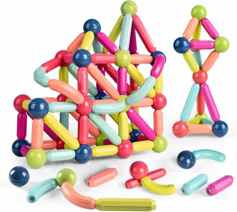 84 PCS Magnetic Building Sticks and Balls