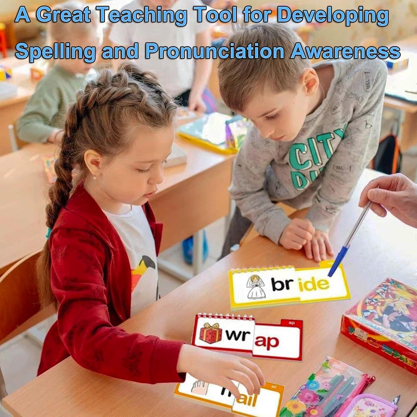 FirstWords Phonics Builder | Interactive Word Family & Phonics Learning Book