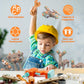 LittleCraft  Tool Set 144 pcs| Kids Construction Tool Bench with Electric Drill & Pretend Play Accessories
