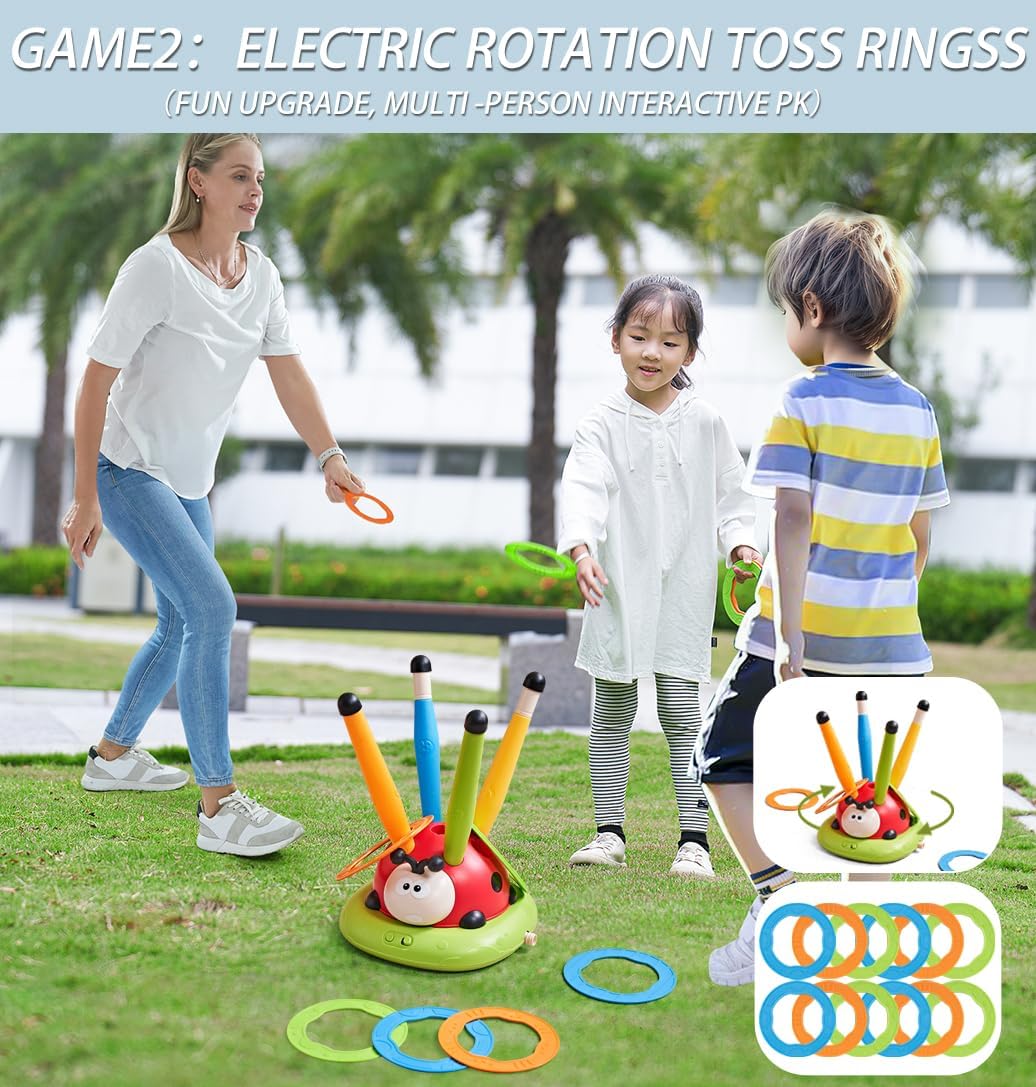 3-in-1 Musical Jump Rocket Launcher Game