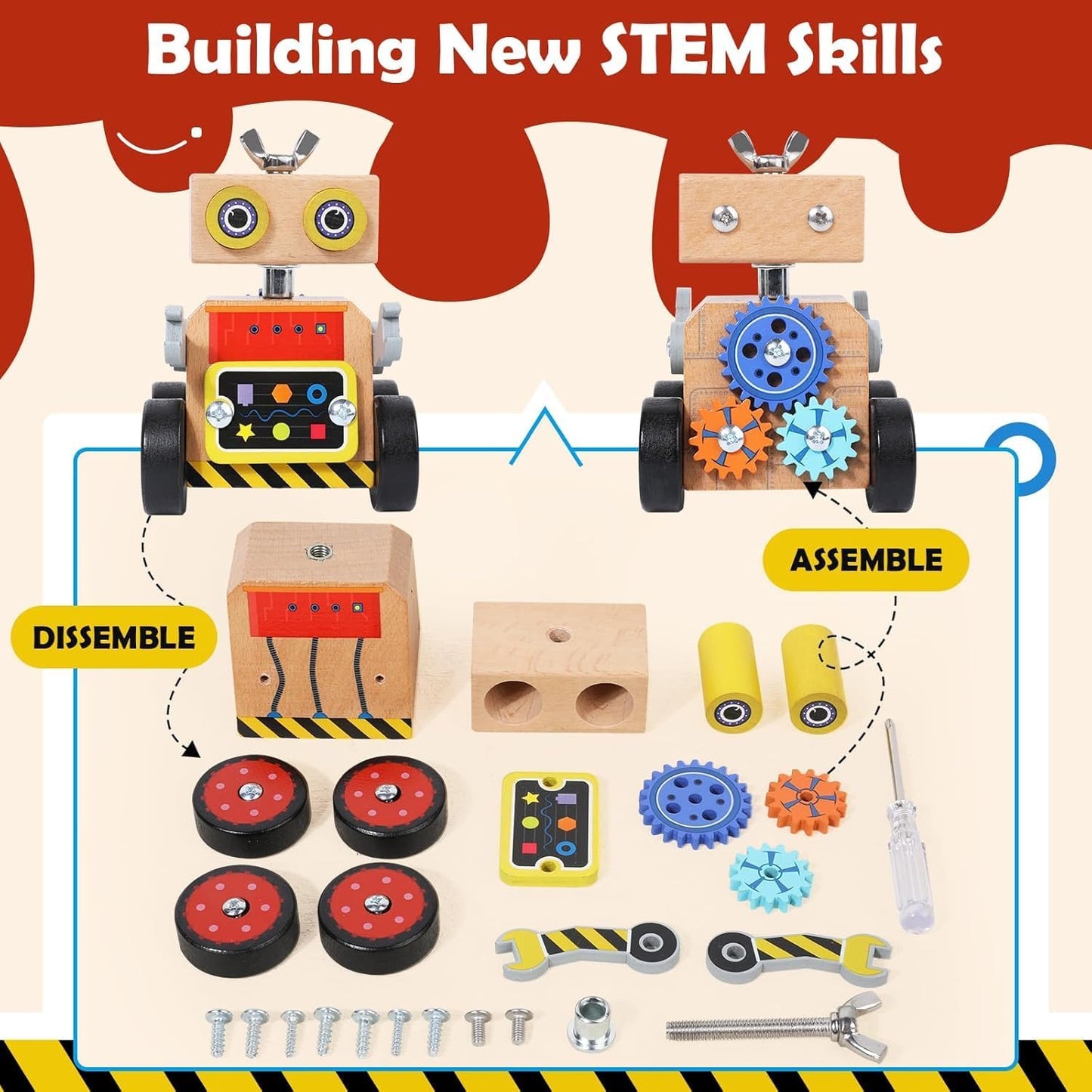 DIY Robot Building Blocks Set