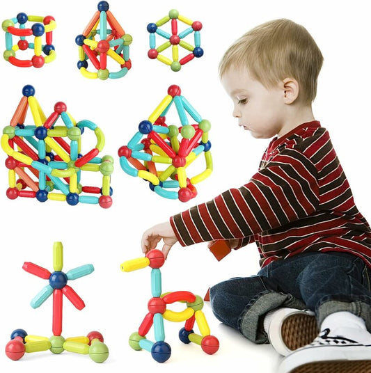 84 PCS Magnetic Building Sticks and Balls