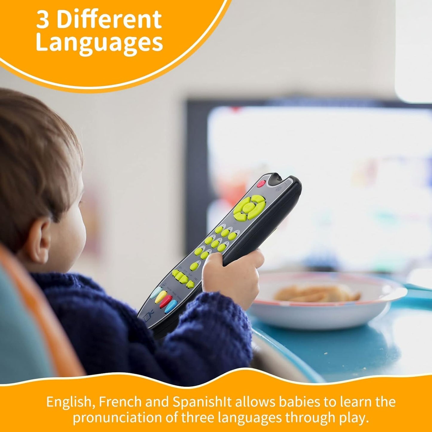 Baby Musical Remote Control Toy – Early Learning Fun for Toddlers