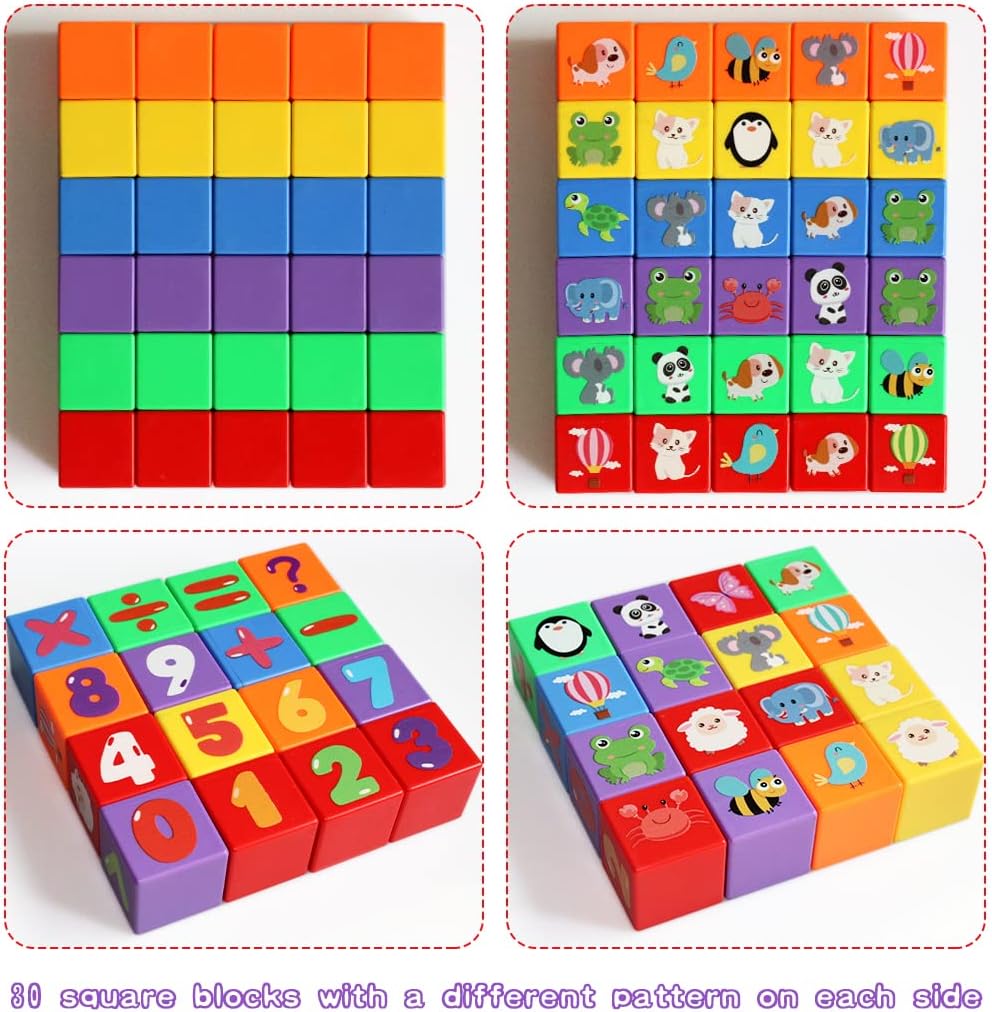 Colorful Building Blocks Set
