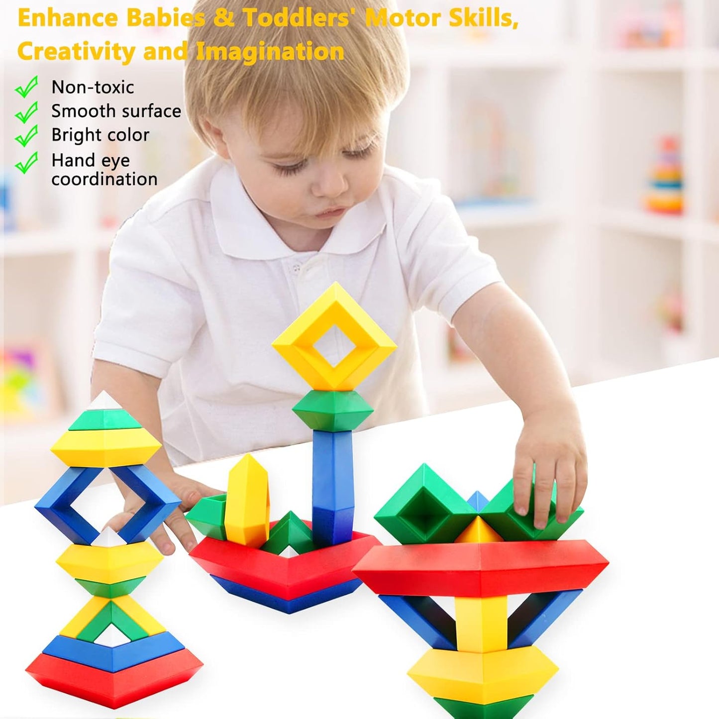 wooden Stacking Building Blocks