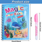 set of 6 Magic Water Coloring Book – Reusable Drawing Book for Kids