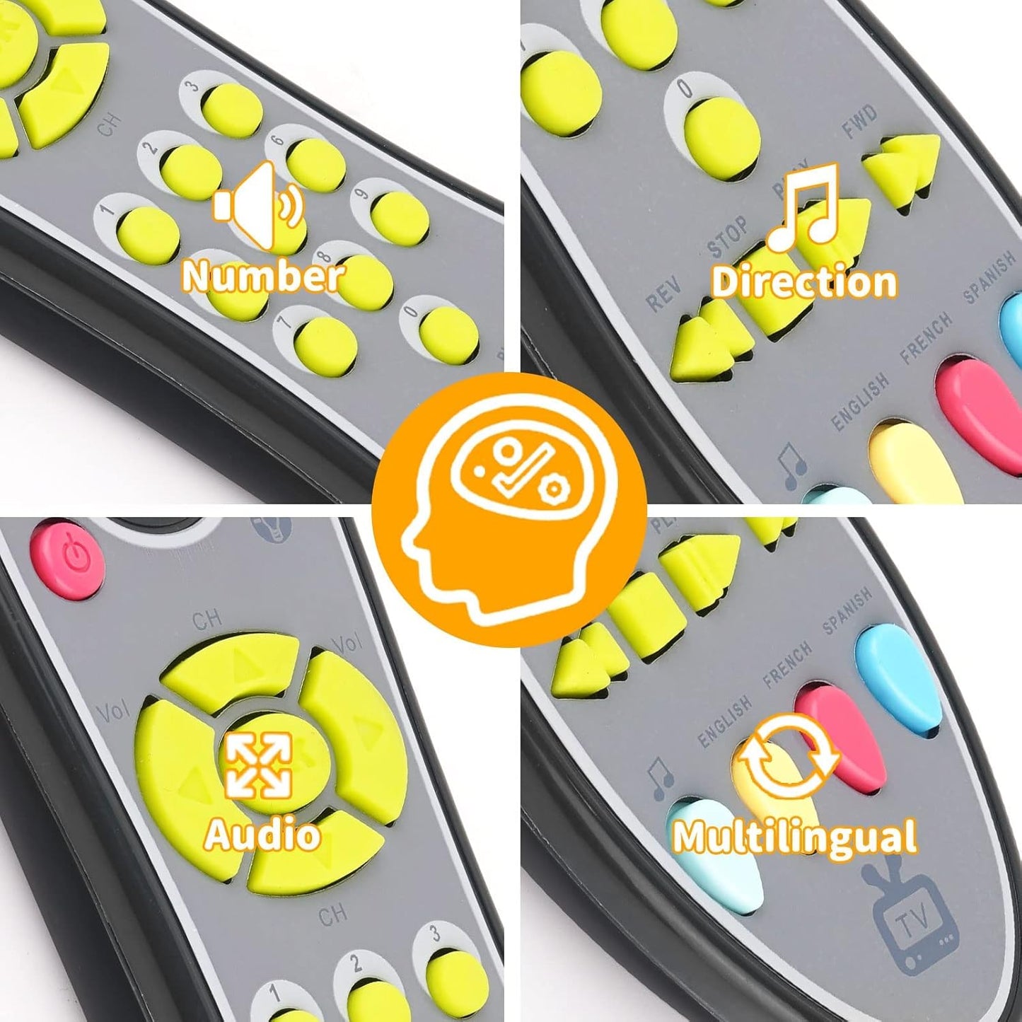 Baby Musical Remote Control Toy – Early Learning Fun for Toddlers