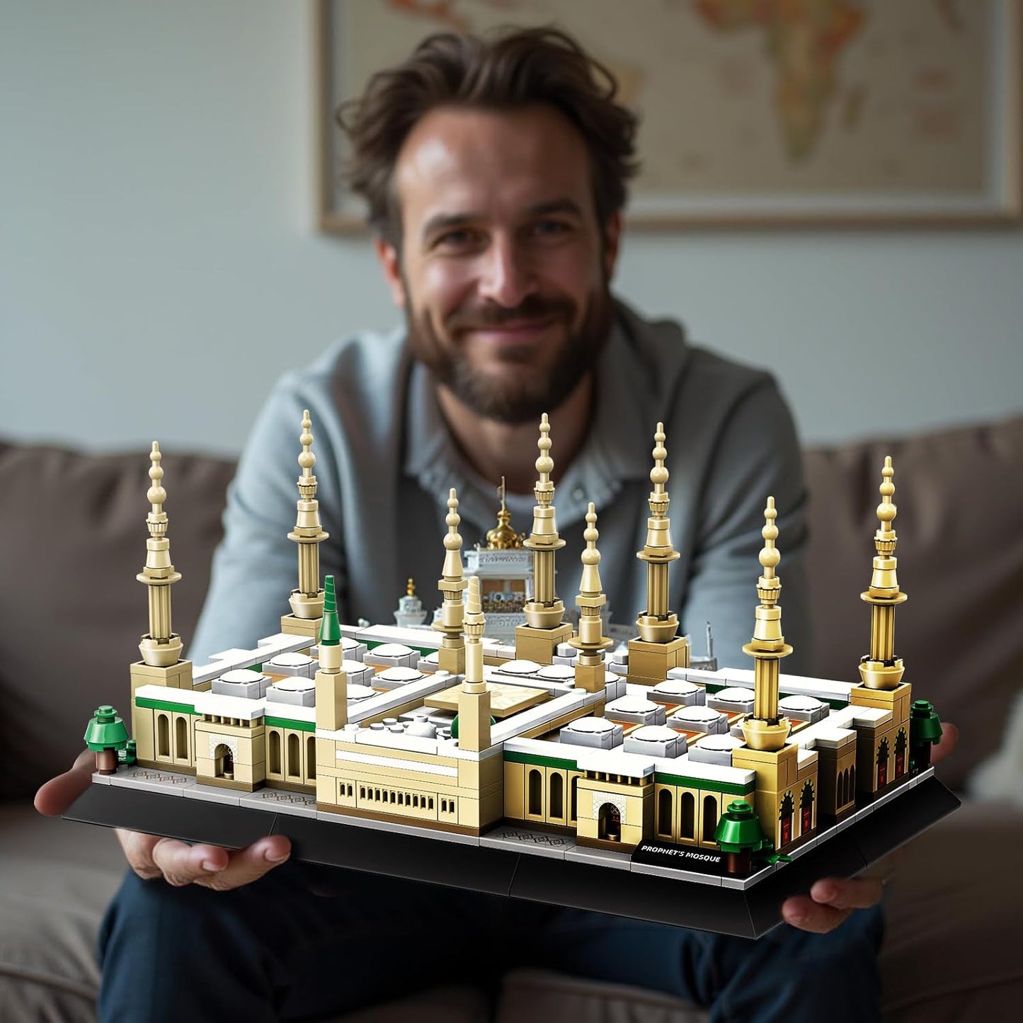 Prophets Mosque Building Blocks Set 594 pcs