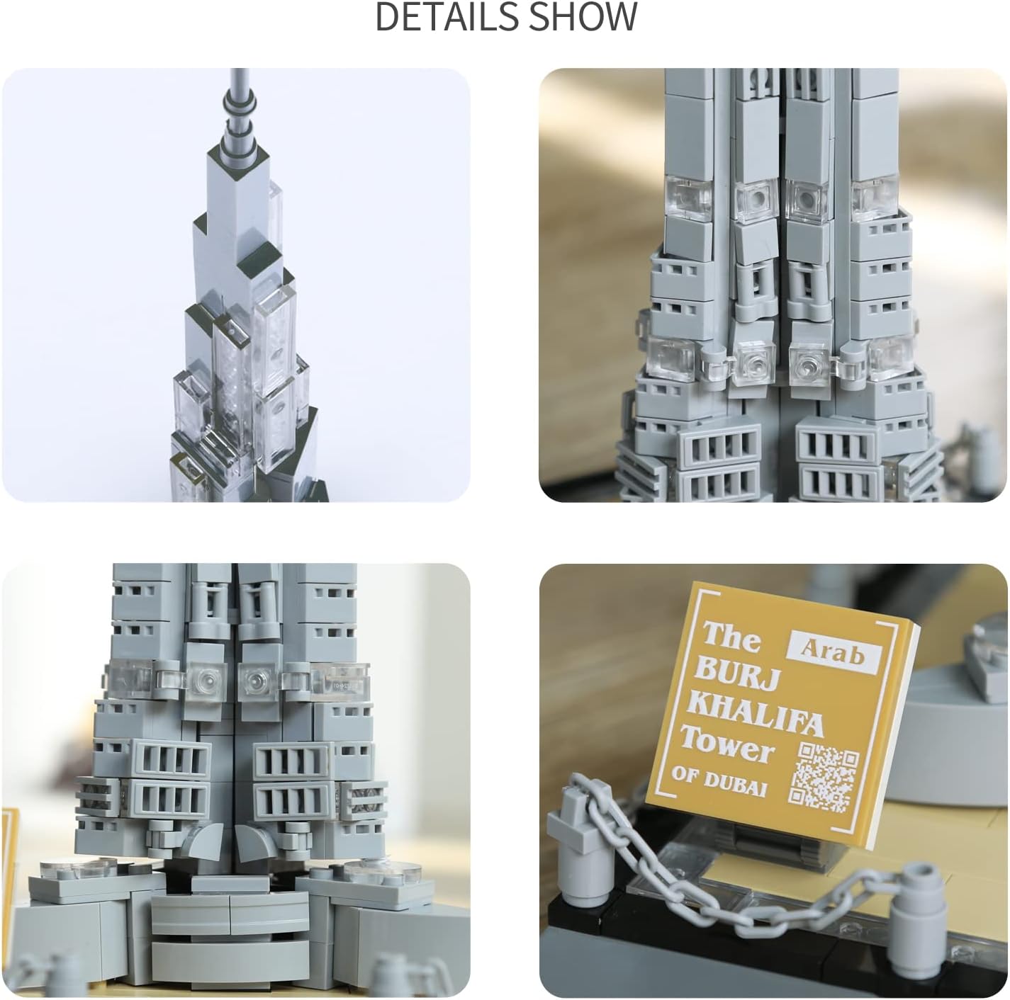 Burj Khalifa Tower 555 pcs