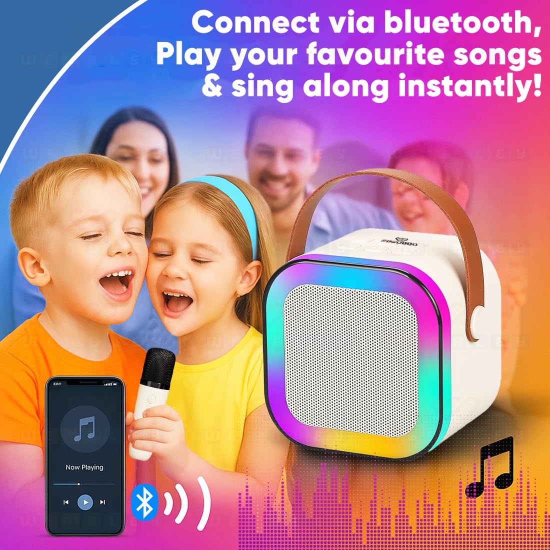 Wireless Bluetooth Karaoke Microphone – Portable Singing Fun
