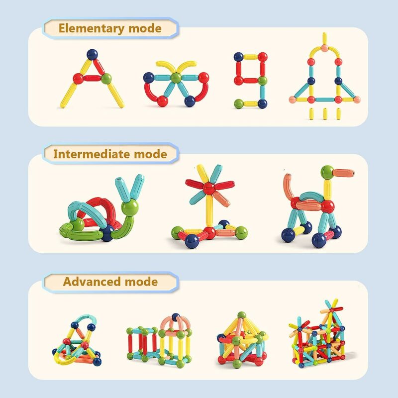 84 PCS Magnetic Building Sticks and Balls