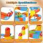107 PCS building block track car