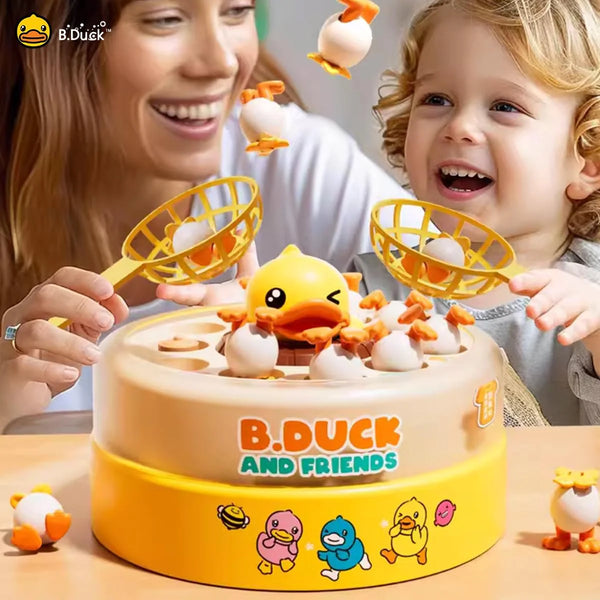 Bounce And Catching Popping Duck With Light And Sound