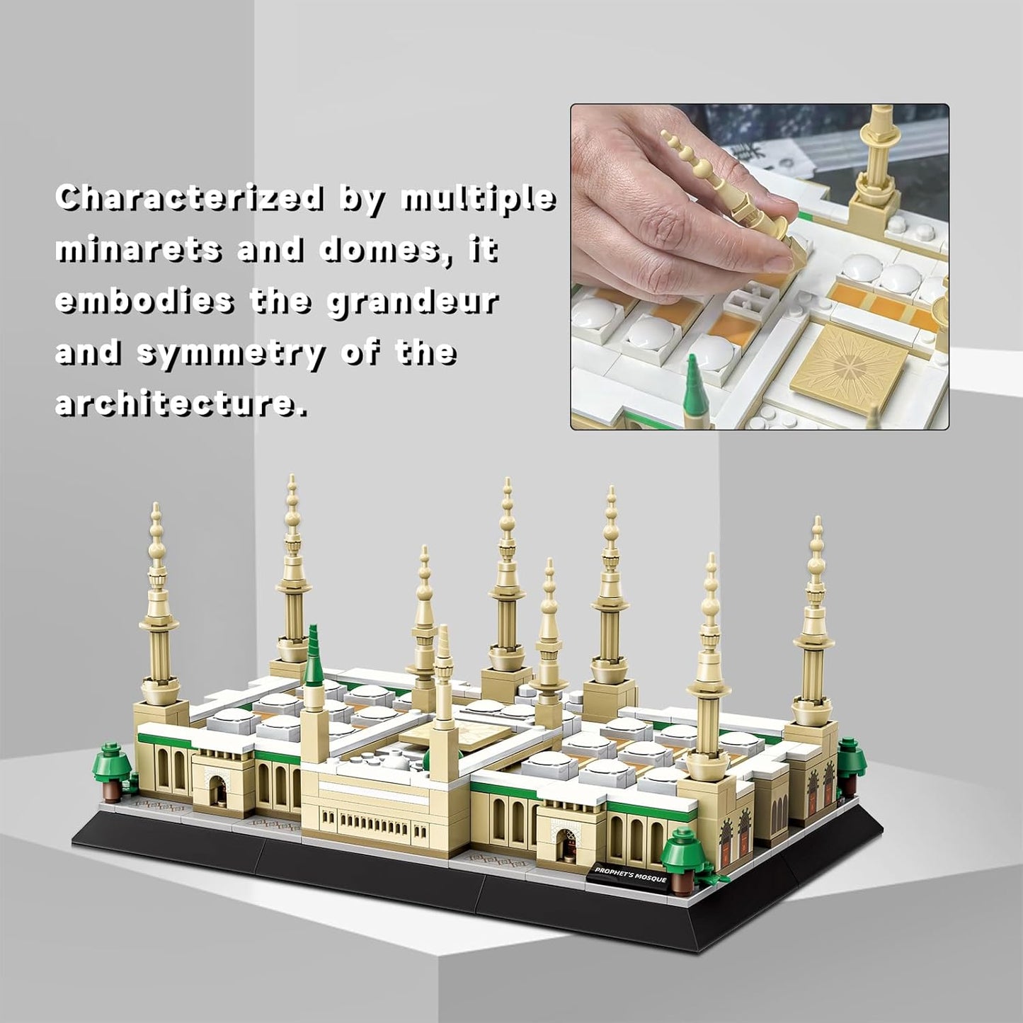 Prophets Mosque Building Blocks Set 594 pcs