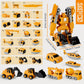 35 pcs , 8 in 1  Magnetic Transformer Truck Engineering car
