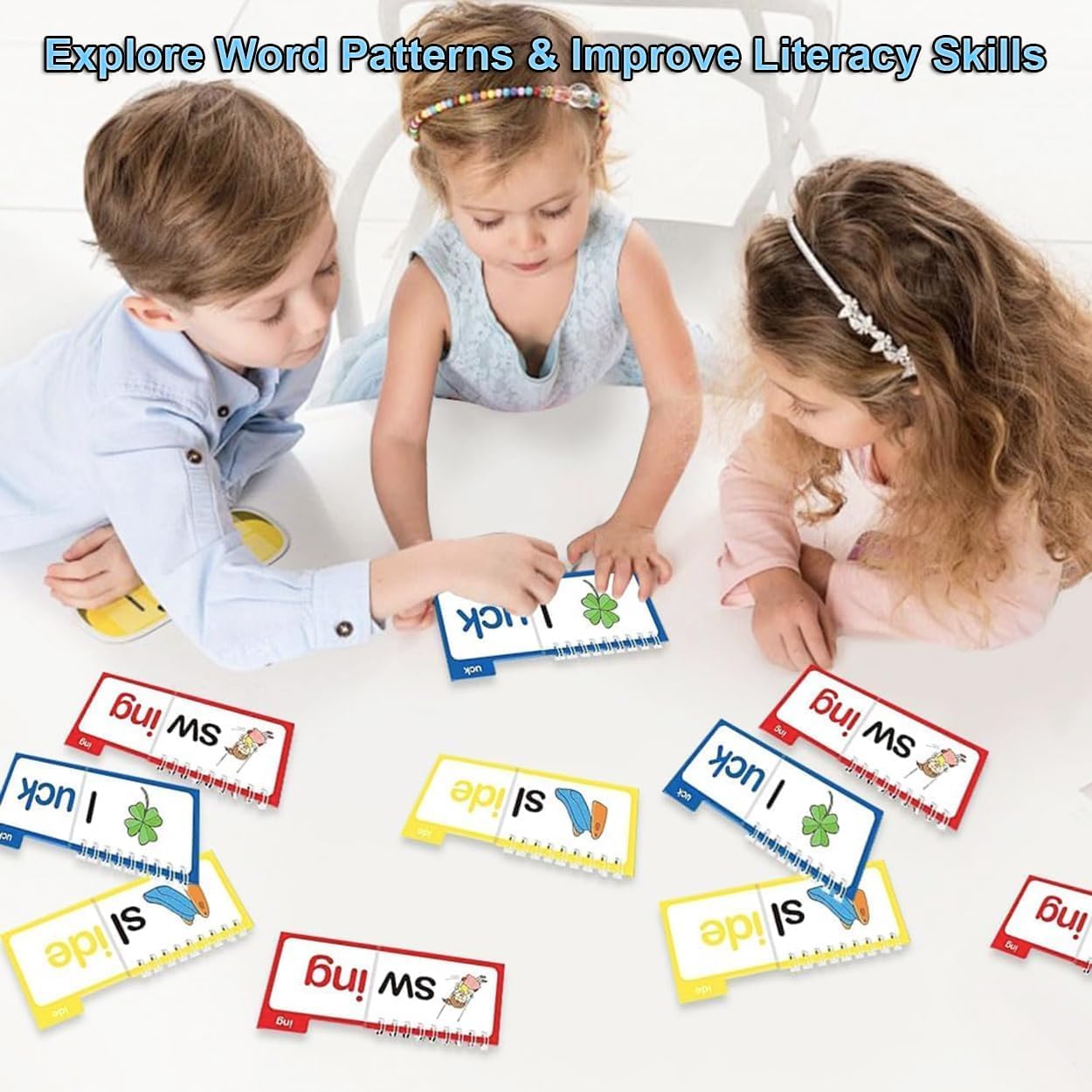 FirstWords Phonics Builder | Interactive Word Family & Phonics Learning Book