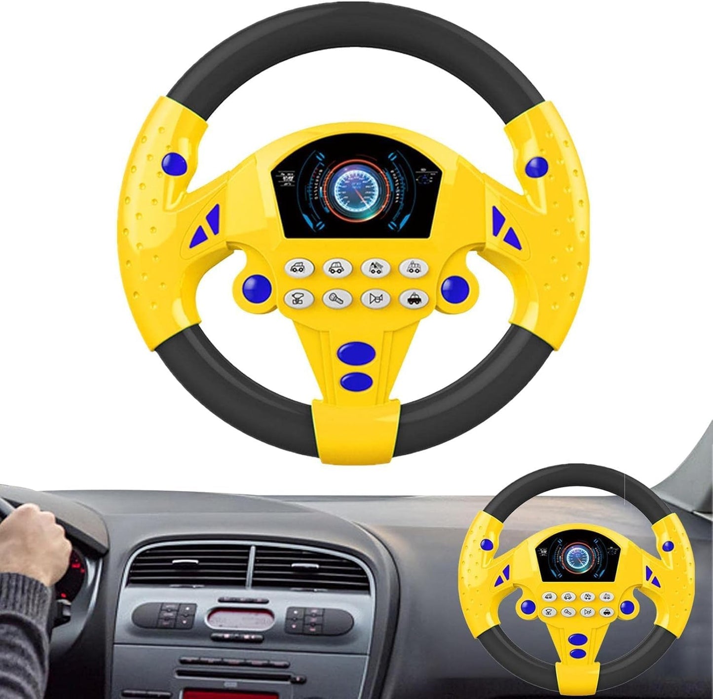 Kids Interactive Steering Wheel Toy