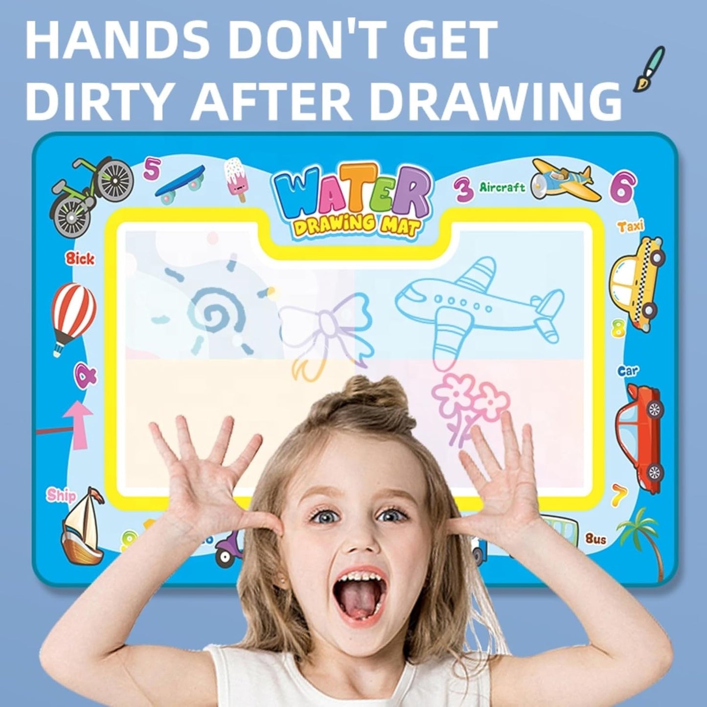 Magic Water Coloring Mat