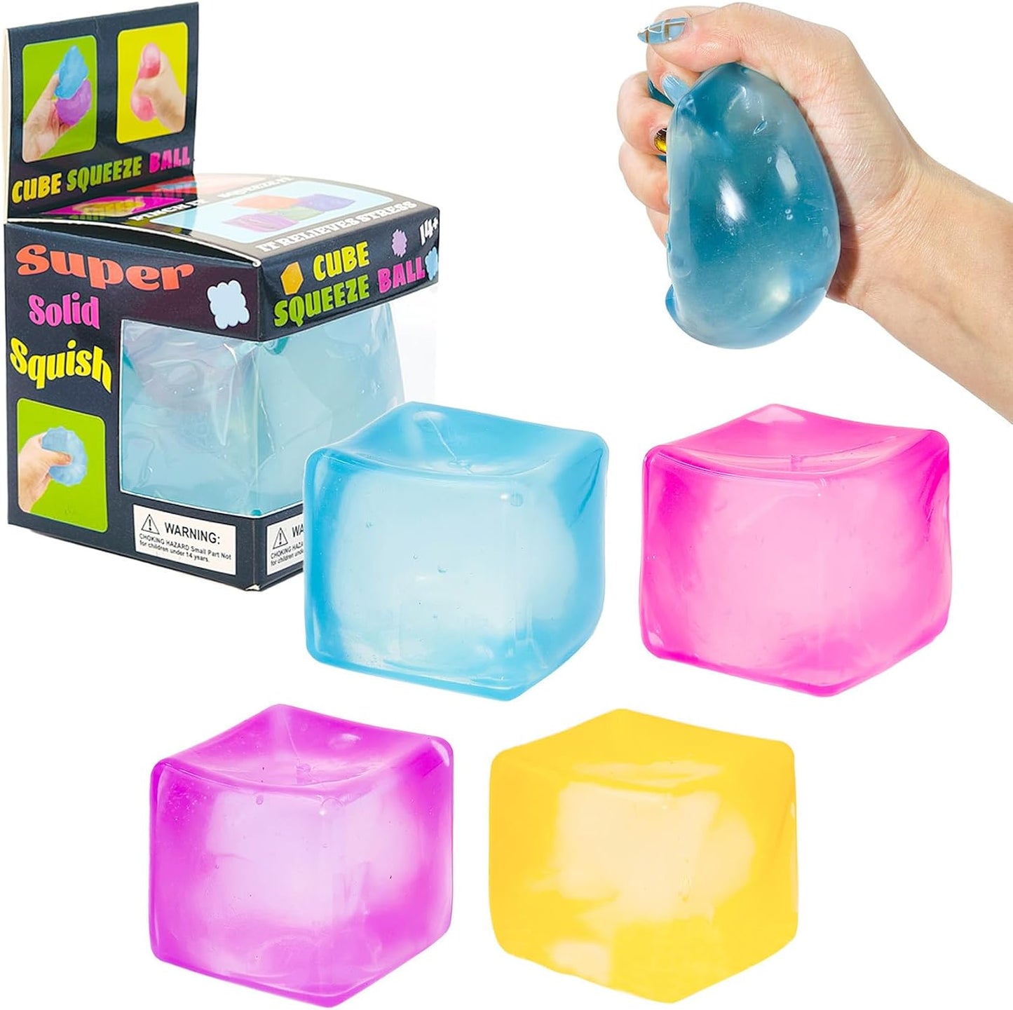 Set of 6 Mystery color  Squishy Toys