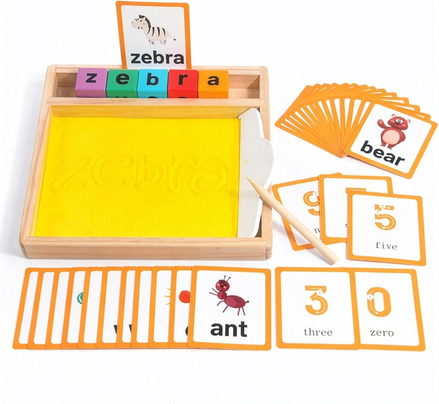 Montessori Sensory Writing &amp; Spelling Learning Set