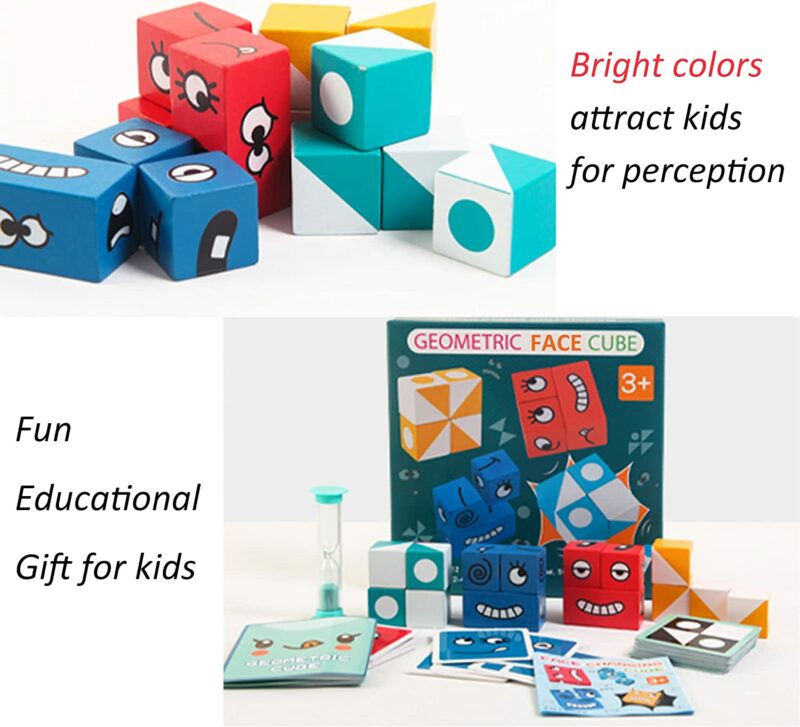 Cubes of faces and shapes