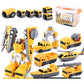 Magnetic Transformer Truck Engineering Car 21 pcs BIG SIZE