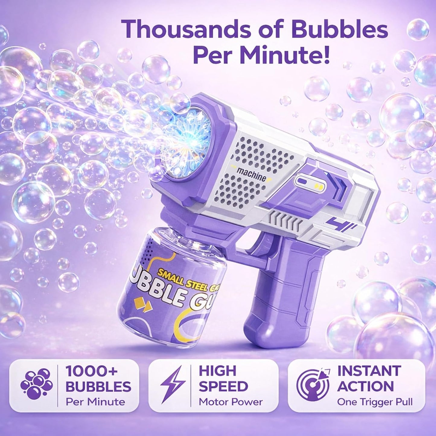 🫧 Magic Bubble Gun – Endless Fun for Kids & Family!