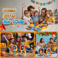 169 PCS building block track car