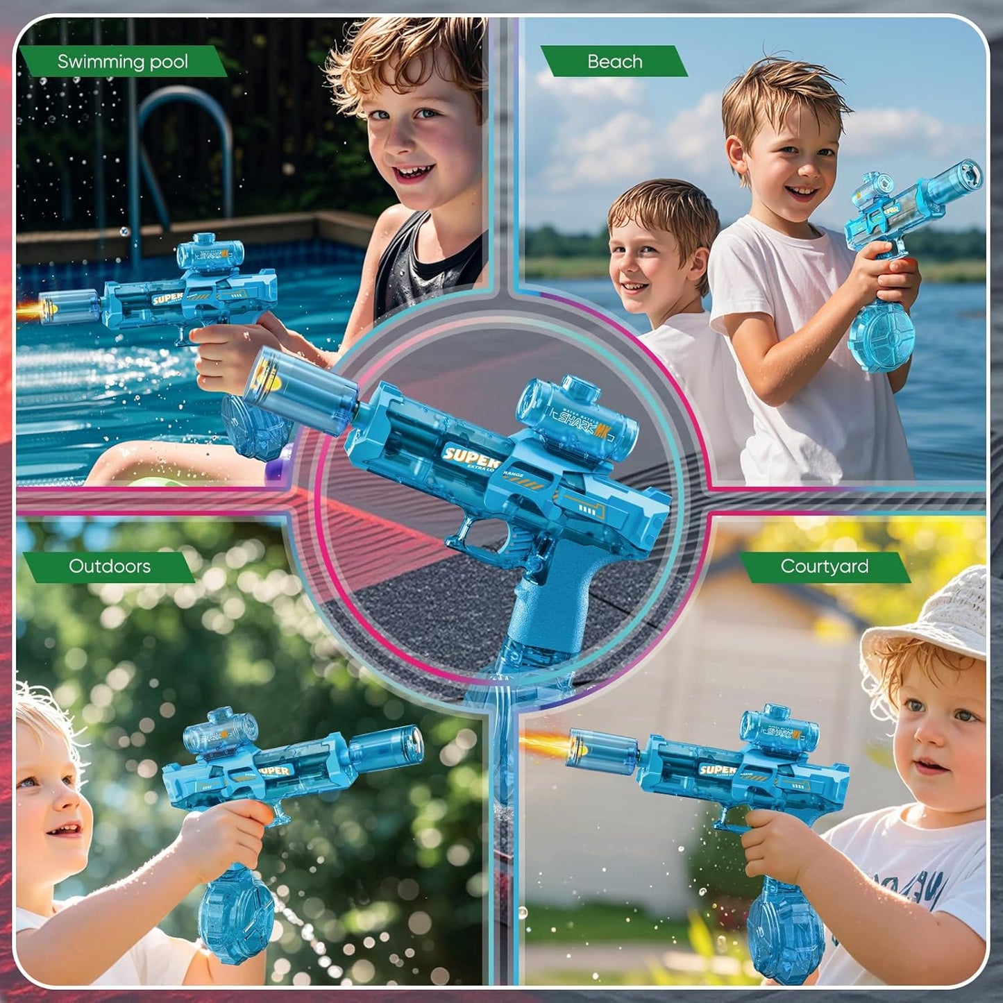 Electric Water Gun , USB Rechargeable